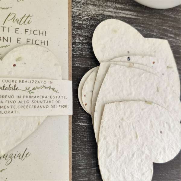 menù matrimonio ecologico